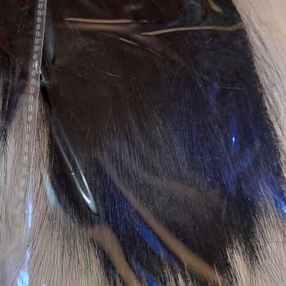 💗 (1) New 23" Black Full Head Clip-In Straight Synthetic Hair Extension - Picture 2 of 7